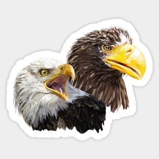 Giant Pigargo and American Pigargo Sticker